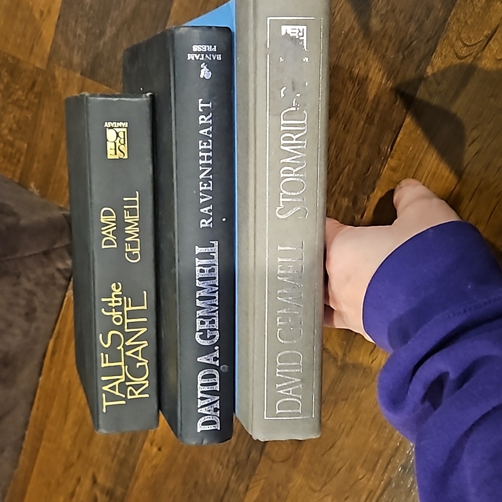 Lot of 3 David Gemmell books
